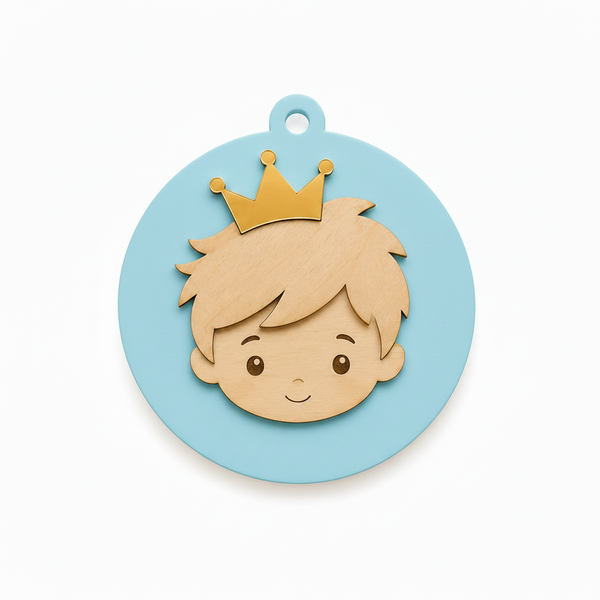 Little Prince – Στρογγυλό Κρεμαστό Στοιχείο με Ανάγλυφη Φιγούρα