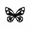 Luna Butterfly ακρυλική πεταλούδα Laser Cut από πλεξιγκλάς με διακοσμητικά cut-outs για μπομπονιέρες βάπτισης, λαμπάδες και DIY δημιουργίες | So Cute Cut