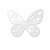 Luna Butterfly ακρυλική πεταλούδα Laser Cut από πλεξιγκλάς με διακοσμητικά cut-outs για μπομπονιέρες βάπτισης, λαμπάδες και DIY δημιουργίες | So Cute Cut