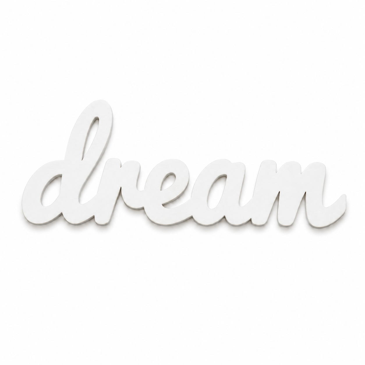 Dream Script Sign | Laser Cut Επιγραφή από Πλεξιγκλάς & MDF