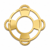 Modern Lifebuoy Frame σωσίβιο DIY από ακρυλικό καθρέφτη για μπομπονιέρες βάπτισης, ναυτικές κατασκευές και summer crafts | So Cute Cut