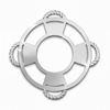 Modern Lifebuoy Frame σωσίβιο DIY από ακρυλικό καθρέφτη για μπομπονιέρες βάπτισης, ναυτικές κατασκευές και summer crafts | So Cute Cut