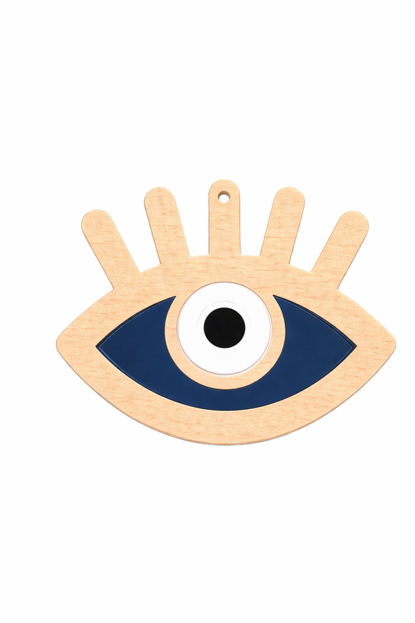 Ξύλινο μάτι με βλέφαρα και πλεξιγκλάς για μπομπονιέρες και diy κατασκευές, So Cute Cut