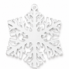 Nordic Crystal laser cut snowflake hanging shape in clear acrylic  by So Cute Cut