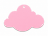 Πλέξι διακοσμητικό συννεφάκι Organic Cloud από γυαλιστερό πλέξιγκλας και ακρυλικό καθρέφτη, διαθέσιμο με ή χωρίς τρύπα για Little Prince, βάπτιση και DIY κατασκευές, σε λευκό φόντο.