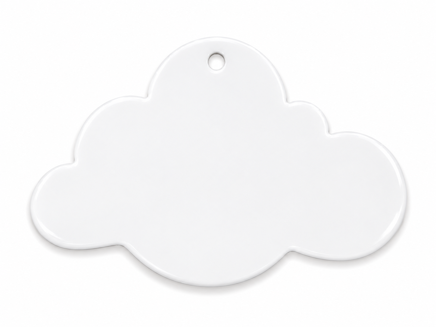 Πλέξι διακοσμητικό συννεφάκι Organic Cloud από γυαλιστερό πλέξιγκλας και ακρυλικό καθρέφτη, διαθέσιμο με ή χωρίς τρύπα για Little Prince, βάπτιση και DIY κατασκευές, σε λευκό φόντο.