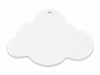 Πλέξι διακοσμητικό συννεφάκι Organic Cloud από γυαλιστερό πλέξιγκλας και ακρυλικό καθρέφτη, διαθέσιμο με ή χωρίς τρύπα για Little Prince, βάπτιση και DIY κατασκευές, σε λευκό φόντο.