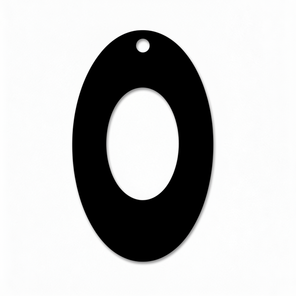 Οβάλ ακρυλικό πλέξι μοτίφ Oval Frame με κεντρικό άνοιγμα και τρύπα για σκουλαρίκια, pendants και χειροποίητες δημιουργίες.
