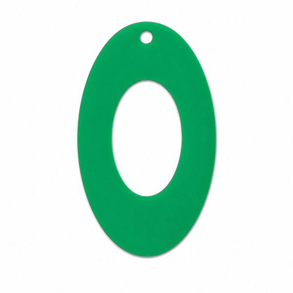 Οβάλ ακρυλικό πλέξι μοτίφ Oval Frame με κεντρικό άνοιγμα και τρύπα για σκουλαρίκια, pendants και χειροποίητες δημιουργίες.