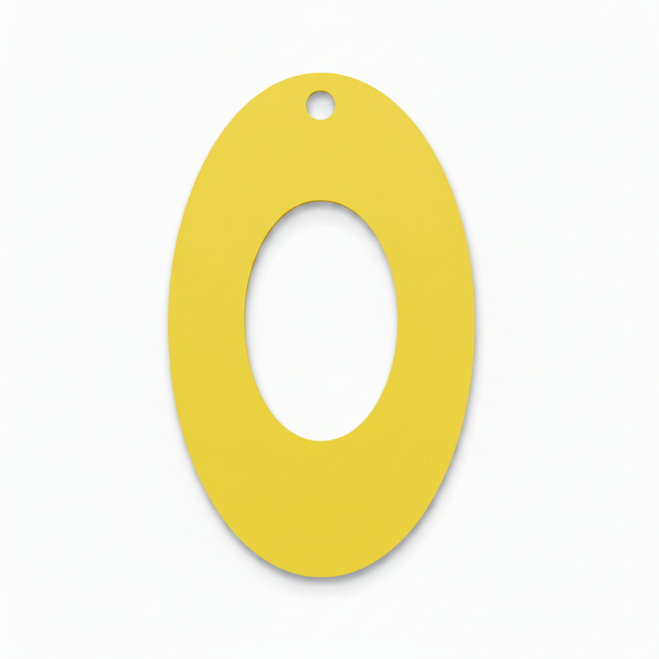 Οβάλ ακρυλικό πλέξι μοτίφ Oval Frame με κεντρικό άνοιγμα και τρύπα για σκουλαρίκια, pendants και χειροποίητες δημιουργίες.