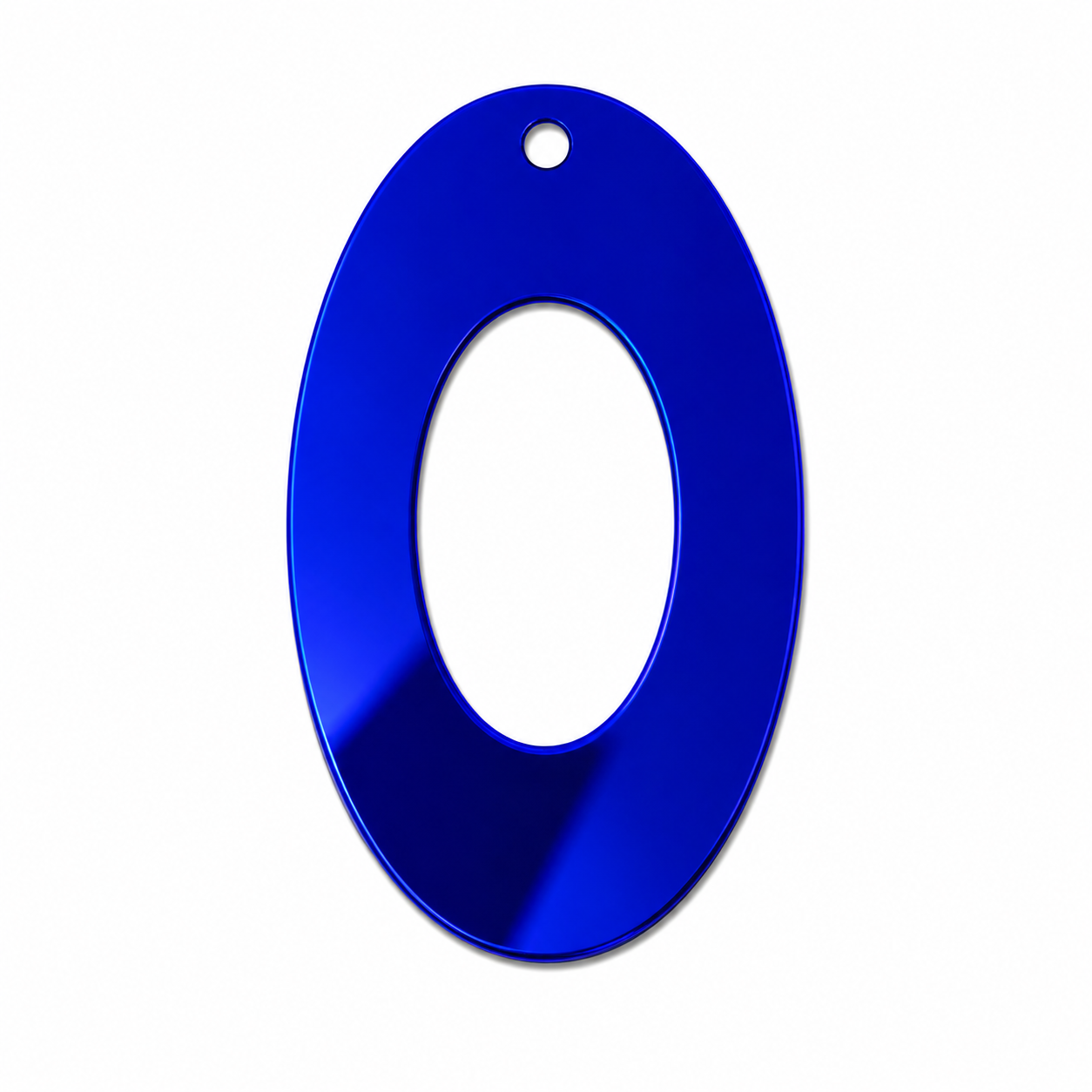 Ακρυλικό οβάλ μοτίφ καθρέφτης Oval Frame Mirror με κεντρικό άνοιγμα και τρύπα για σκουλαρίκια, pendants και χειροποίητες δημιουργίες.