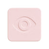 Minimal pastel σουβέρ από πλεξιγκλάς με ανάγλυφο μάτι σε χρώμα ροζ σε λευκο φόντο, so cute cut