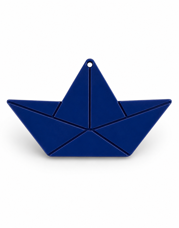Paper Boat Origami διακοσμητικό στοιχείο από ξύλο και ακρυλικό με laser χάραξη για DIY και μπομπονιέρες | So Cute Cut
