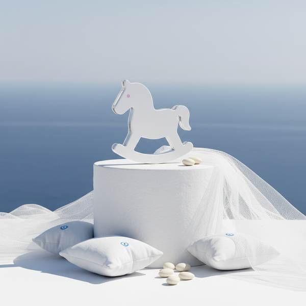 Rocking Horse Charm – Διακοσμητικό Κουνιστό Αλογάκι από Plexiglass με ή χωρίς Μάτι