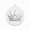Royal Crown Charm – Στρογγυλό Κρεμαστό Στοιχείο με Κορώνα
