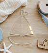 Sailboat laser cut διακοσμητικό ιστιοπλοϊκό από MDF και ακρυλικό για DIY, μπομπονιέρες και ναυτικές κατασκευές | So Cute Cut