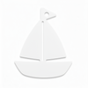 Sailboat laser cut διακοσμητικό ιστιοπλοϊκό από MDF και ακρυλικό για DIY, μπομπονιέρες και ναυτικές κατασκευές | So Cute Cut