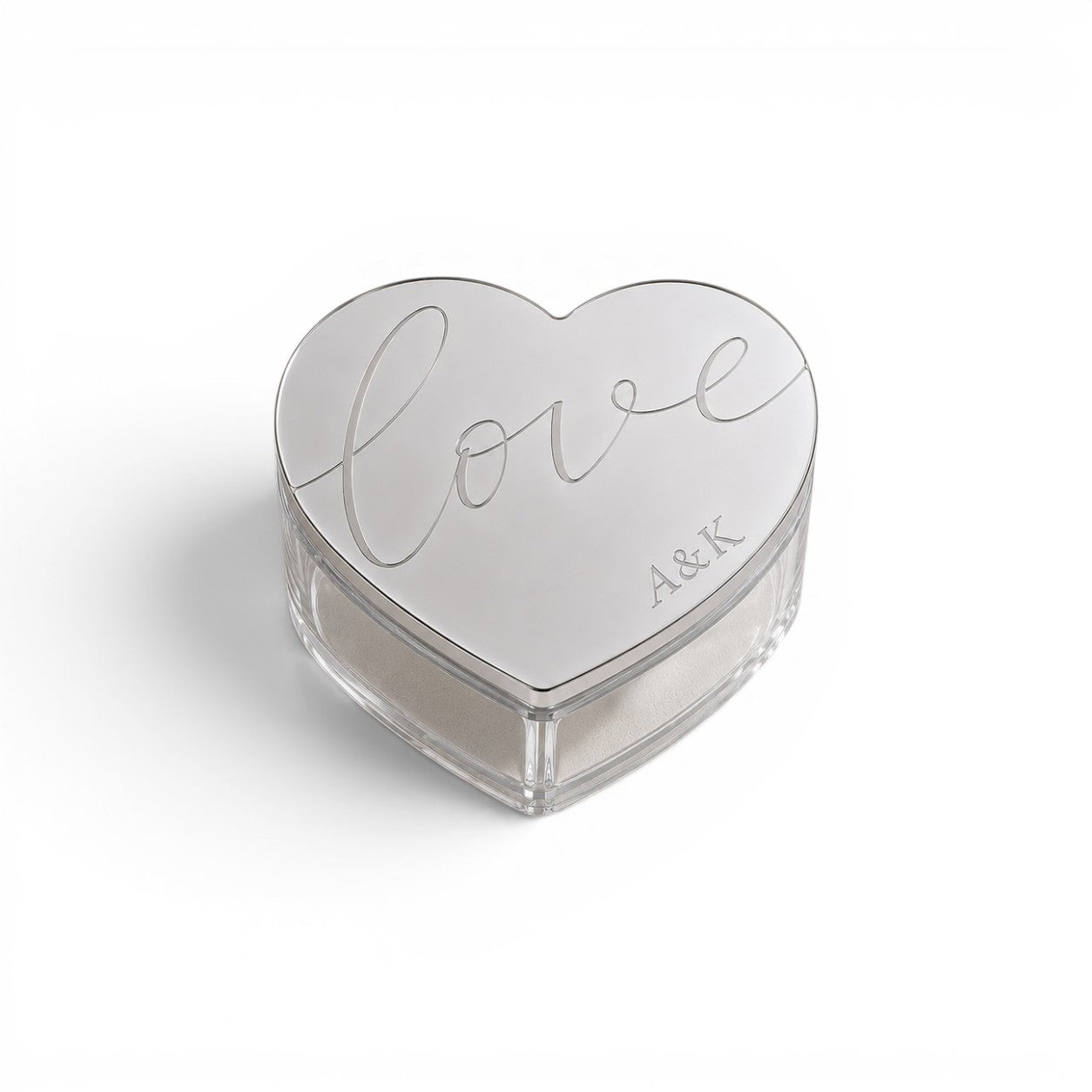 Love Signature – Προσωποποιημένο Κουτί Καρδιά για Μπομπονιέρα Γάμου