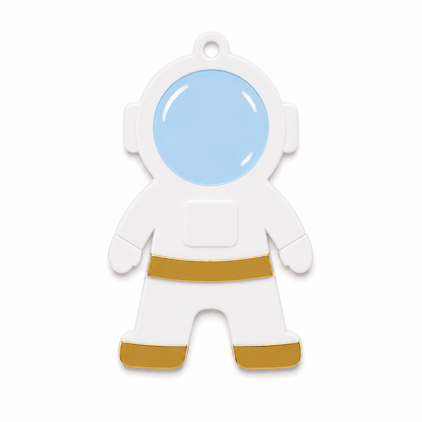 Space Astronaut | Κρεμαστός Αστροναύτης από Πλεξιγκλάς για Βάπτιση & DIY