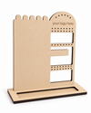 Πολυλειτουργικό σταντ κοσμημάτων από MDF 30×27×11 εκ. με προσωποποιημένη χάραξη – So Cute Cut