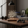 Φωτιστικό LED plexiglass Super Dad με χάραξη αμμοβολής και προσωποποίηση ονομάτων παιδιών