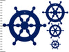 Vintage Ship Wheel laser cut διακοσμητικό τιμόνι πλοίου από ξύλο, ακρυλικό και καθρέφτη για DIY, μπομπονιέρες και ναυτικές δημιουργίες | So Cute Cut