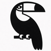 Toco Toucan ακρυλικό διακοσμητικό πουλί Laser Cut από πλεξιγκλάς για μπομπονιέρες, tropical DIY δημιουργίες και summer crafts | So Cute Cut