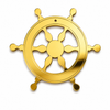 Vintage Ship Wheel laser cut διακοσμητικό τιμόνι πλοίου από ξύλο, ακρυλικό και καθρέφτη για DIY, μπομπονιέρες και ναυτικές δημιουργίες | So Cute Cut