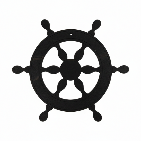 Vintage Ship Wheel laser cut διακοσμητικό τιμόνι πλοίου από ξύλο, ακρυλικό και καθρέφτη για DIY, μπομπονιέρες και ναυτικές δημιουργίες | So Cute Cut