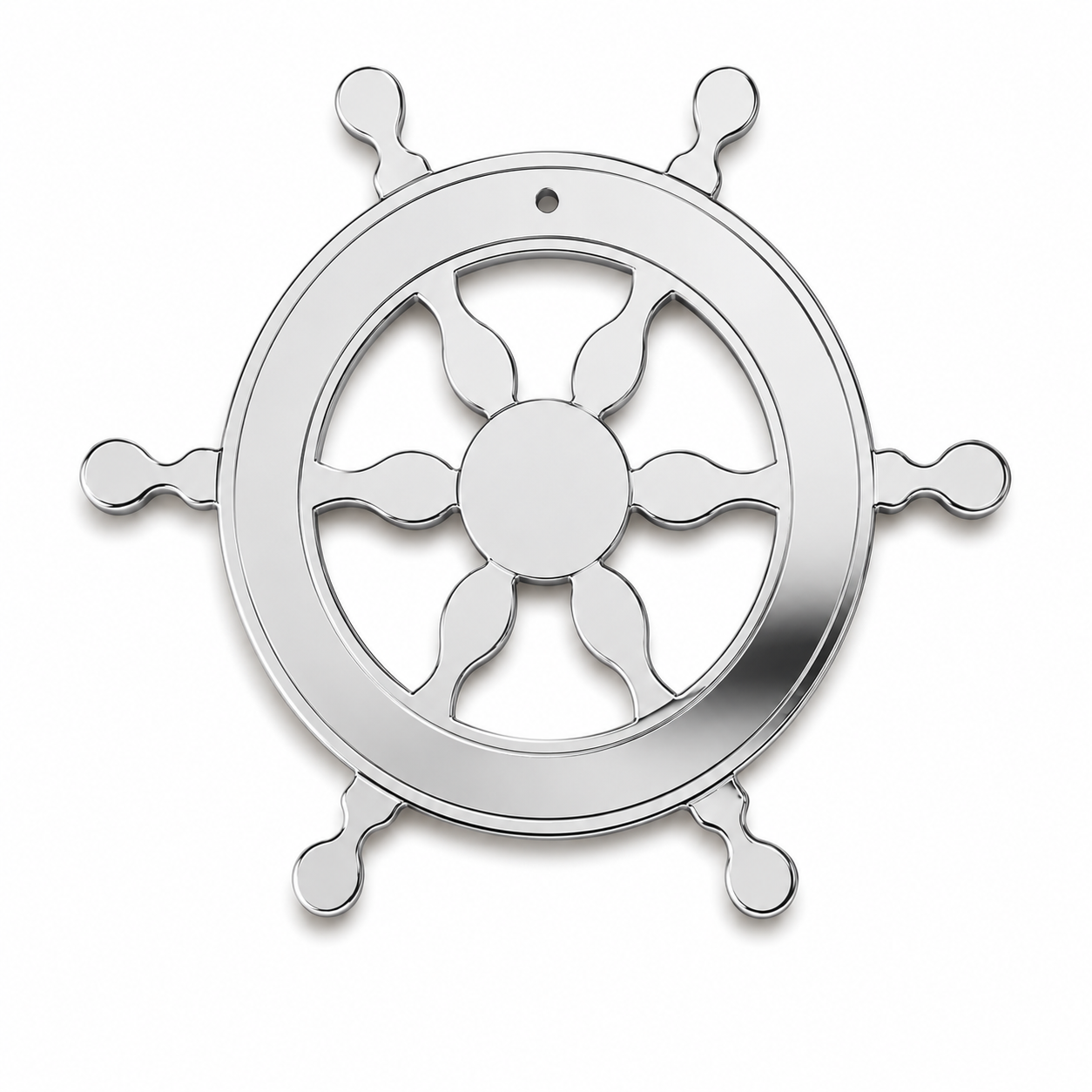 Vintage Ship Wheel laser cut διακοσμητικό τιμόνι πλοίου από ξύλο, ακρυλικό και καθρέφτη για DIY, μπομπονιέρες και ναυτικές δημιουργίες | So Cute Cut