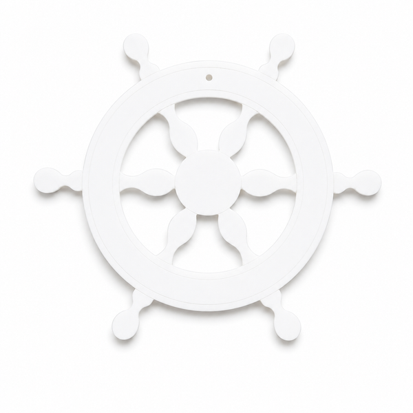 Vintage Ship Wheel laser cut διακοσμητικό τιμόνι πλοίου από ξύλο, ακρυλικό και καθρέφτη για DIY, μπομπονιέρες και ναυτικές δημιουργίες | So Cute Cut