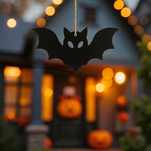 Μαύρη νυχτερίδα Halloween από πλέξιγκλας – 7 εκ.