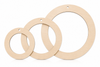 Ξύλινο στεφάνι από MDF σημύδα και λευκό MDF για DIY κατασκευές και εποχιακές συνθέσεις από τη So Cute Cut.