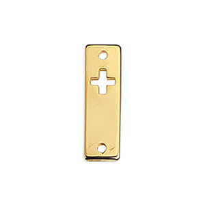 Μαρτυρικό μεταλλικό ταυτότητα με διάτρητο σταυρό σε συσκευασία 30 τεμαχίων - So Cute Cut