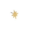 Σκουλαρίκι αστέρι με γράνες με καρφί τιτανίου σε συσκευασία 12 τεμαχίων - So Cute Cut