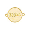 Στρογγυλό μοτίφ "mom" με 2 κρικάκια σε συσκευασία - So Cute Cut