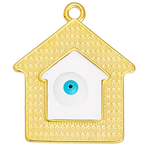 Μοτίφ σπίτι βιτρώ με μάτι κρεμαστό σε συσκευασία 4 τεμαχίων - So Cute Cut