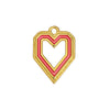Μοτίφ καρδιά με γωνίες περίγραμμα κρεμαστό σε συσκευασία 12 τεμαχίων - So Cute Cut