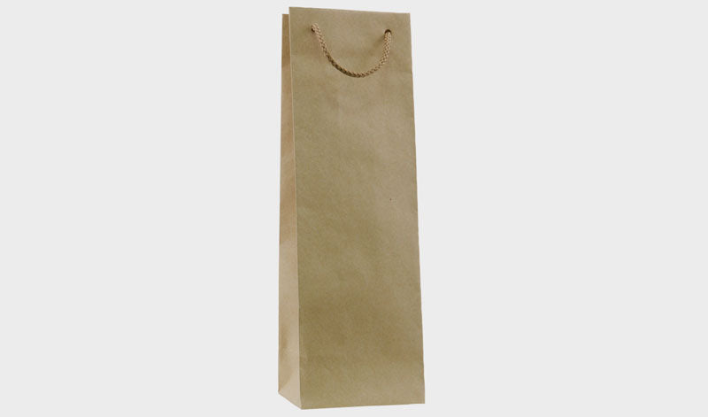 Τσάντα χάρτινη κραφτ για λαμπάδα 12 cm x 41 cm με κορδόνι σε συσκευασία 12 τεμαχίων - So Cute Cut