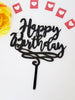 Happy birthday topper για τούρτα γενεθλίων σε συσκευασία 1 τεμαχίου - So Cute Cut