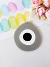 Κρεμαστό μάτι από πλέξιγκλας 4 εκατοστών, σε 3 χρώματα, σε συσκευασία 30 τεμαχίων - So Cute Cut