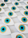 Εταιρικό γούρι οβάλ επιτραπέζιο μάτι με προσωποιημένη χάραξη σε συσκευασία 30 τεμαχίων - So Cute Cut