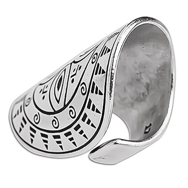 Δαχτυλίδι 4 eyes Mandala 17mm σε συσκευασία 3 τεμαχίων - So Cute Cut