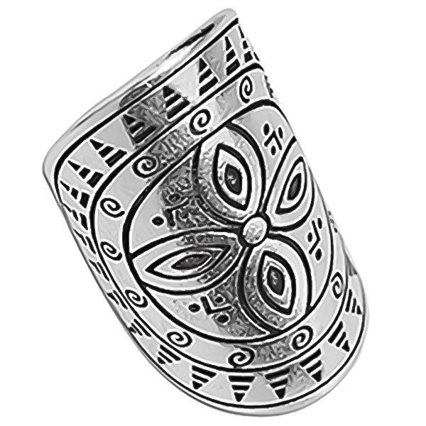Δαχτυλίδι 4 eyes Mandala 17mm σε συσκευασία 3 τεμαχίων - So Cute Cut