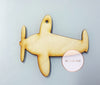 Ξύλινο διακοσμητικό στοιχείο αεροπλάνο σε συσκευασία - So Cute Cut