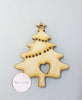 Ξύλινο χριστουγεννιάτικο διακοσμητικό δένδρο-καρδιά - So Cute Cut