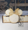 Ξύλινο διακοσμητικό στοιχείο Minnie κρεμαστό - So Cute Cut