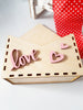 Ξύλινο διακοσμητικό κουτί Love σε συσκευασία 1 τεμαχίου - So Cute Cut
