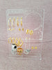Διάφανο σταντ κοσμημάτων για σκουλαρίκια και δαχτυλίδια σε συσκευασία 1 τεμαχίου - So Cute Cut