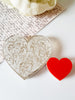 Επιτραπέζιο γούρι διπλή καρδιά - So Cute Cut